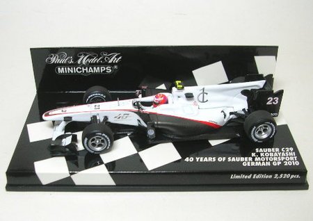 Amazon | 1/43 ザウバーC29 小林可夢偉 2010 ドイツGP/ザウバー40th